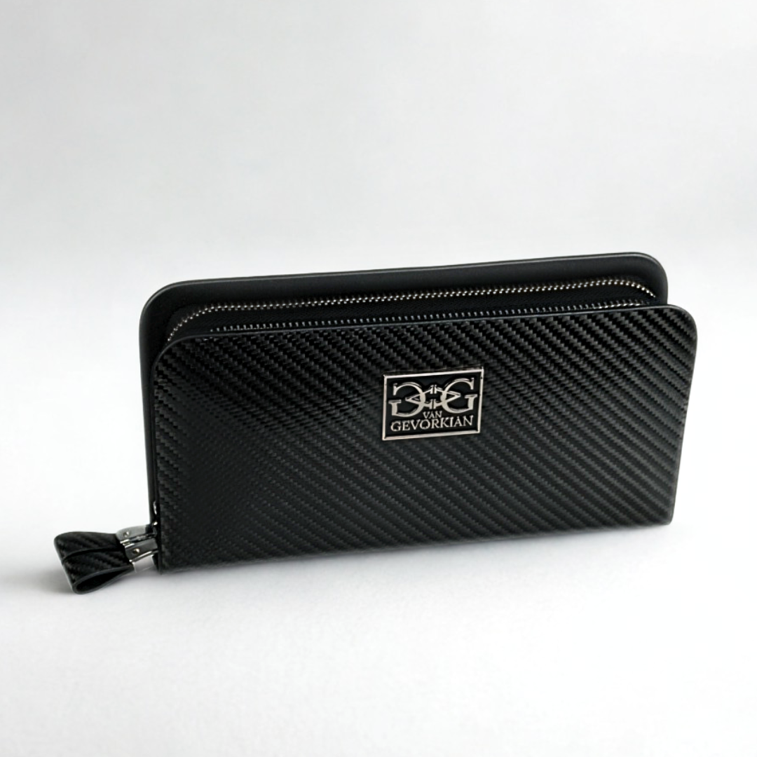 vanGevorkian TwinZip Carbon Wallet