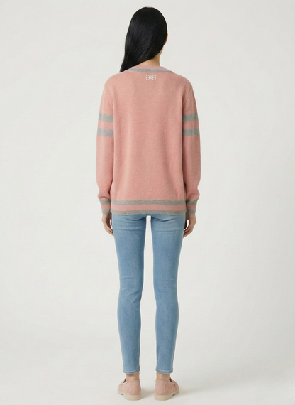 van Gevorkian Thirsty Gampr Salmon Pink Sweater
